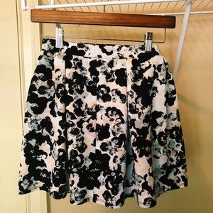 Blush Pink Floral Skirt | Size S